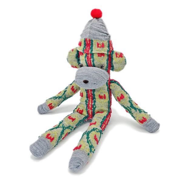 AYAME 6021-C SOCK MONKEY MOPPY – Ayamé socks / Ayameweaves Co.,Ltd.