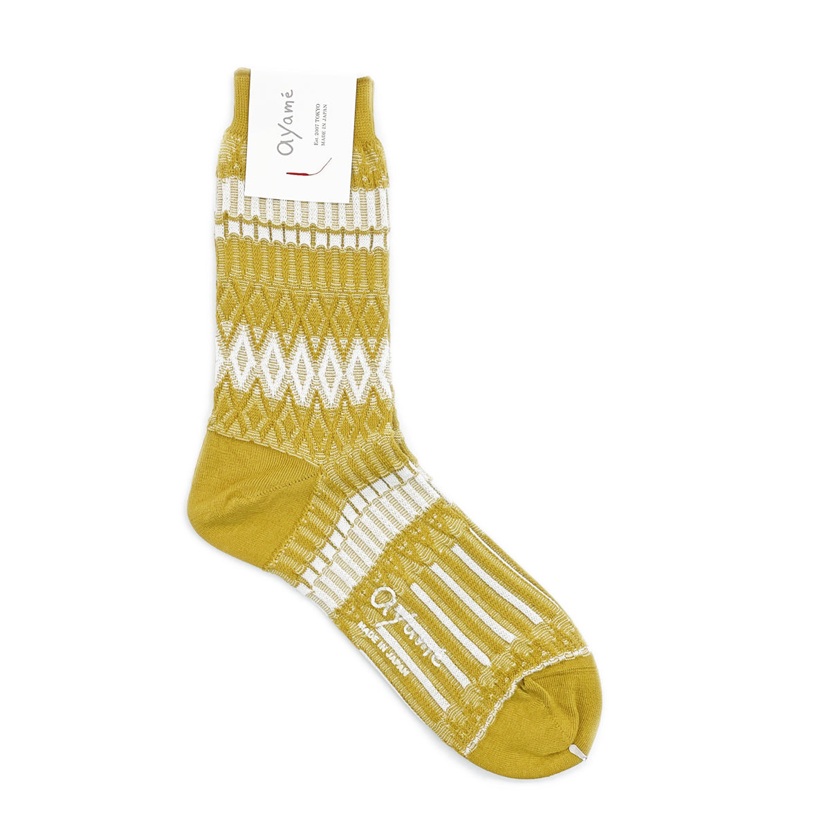 WOMENS・Basket Lunch socks two tone・AYM002/BLCS/N – Ayamé socks 