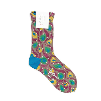 WOMENS・Peacock socks・AYM009/2301/N