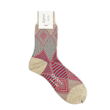 WOMENS・Trump card wool socks・AYM009/2402/N